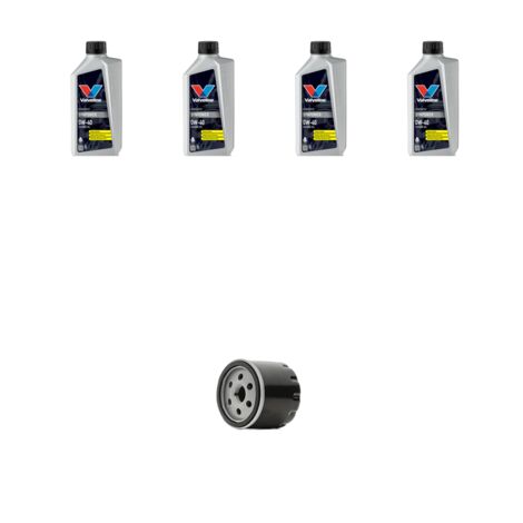 Kit filtro olio e 4L compatibile con Renault Clio III 1.2 16v 74kw Dal 2006