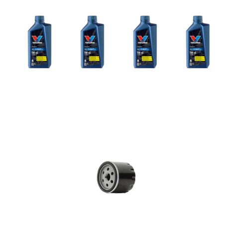 Kit filtro olio e 4L compatibile con Renault Clio IV 1.2 16v 54kw Dal 2012