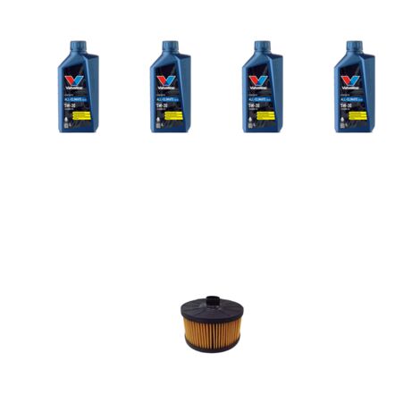 Kit filtro olio e 4L compatibile con Renault Clio V 1.0 SCe 75 53Kw dal 2019