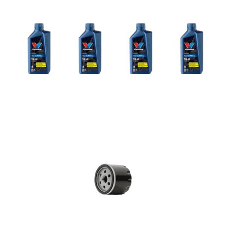 Kit filtro olio e 4L compatibile con Renault Kangoo II 1.6 8V 64kw Dal 2008