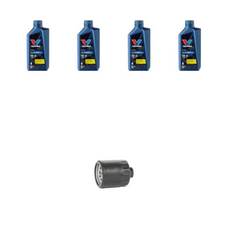 Kit filtro olio e 4L compatibile con Seat Cordoba II 1.4i 44kw dal 1999