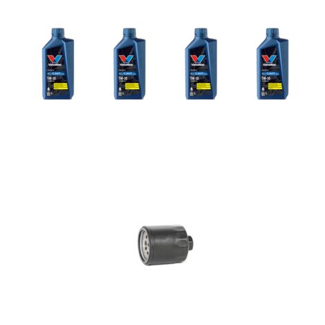 Kit filtro olio e 4L compatibile con Seat Cordoba II 1.6i 55kw dal 1999