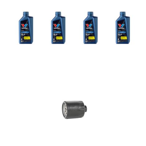 Kit filtro olio e 4L compatibile con Seat Cordoba III 1.4 16v 63kw dal 2006 al 2009