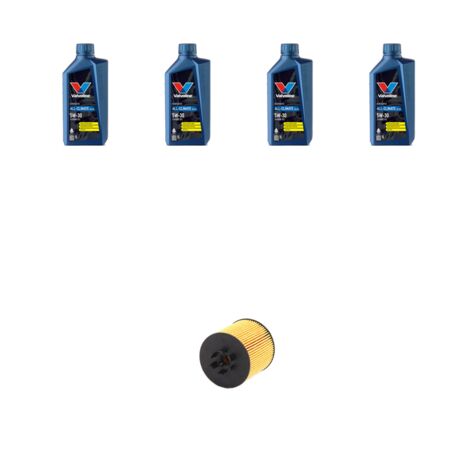 Kit filtro olio e 4L compatibile con Seat Cordoba III 1.6 16v 77kw dal 2006 al 2009