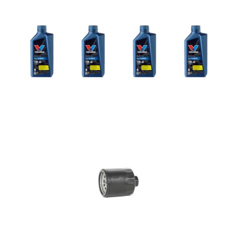 Kit filtro olio e 4L compatibile con Seat Ibiza III 1.4 16v 55kw dal 2002 al 2009