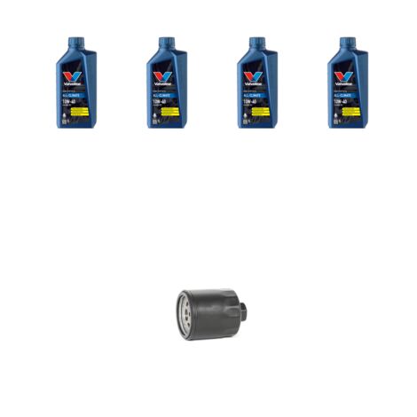 Kit filtro olio e 4L compatibile con Seat Ibiza III 1.4 16v 74kw dal 2002 al 2009