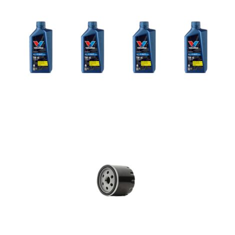 Kit filtro olio e 4L compatibile con Seat Leon III 1.0 TSI 85kw Dal 2015
