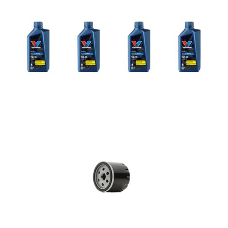 Kit filtro olio e 4L compatibile con Seat Leon III 1.4 TSI 92kw Dal 2014