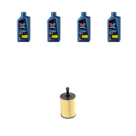 Kit filtro olio e 4L compatibile con Seat Toledo III (5P2) 2.0 TDI 125kw dal 2006