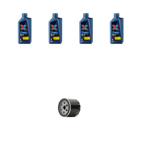 Kit filtro olio e 4L compatibile con Skoda Fabia I (6Y2,6Y3,6Y5 ) 1.4 16v 74kw dal 1999