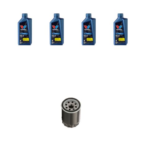 Kit filtro olio e 4L compatibile con Skoda Fabia I (6Y2,6Y3,6Y5 ) 2.0 85kw dal 1999