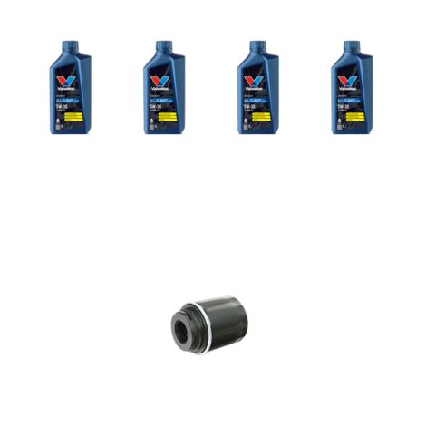 Kit filtro olio e 4L compatibile con Skoda Fabia II (545,542) 1.2 TSI 63kw dal 2010 al 2014