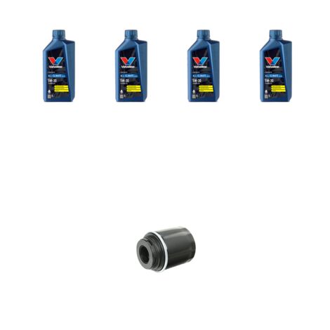 Kit filtro olio e 4L compatibile con Skoda Octavia II 1.2 TSI 77kw Dal 2010 al 2013
