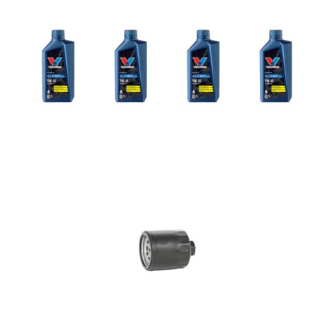 Kit filtro olio e 4L compatibile con Skoda Praktik 1.4 16v 63kw dal 2007