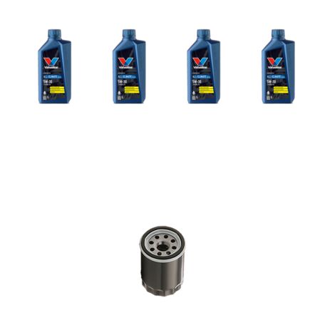 Kit filtro olio e 4L compatibile con Skoda Superb I (3U) 1.8 20v 110kw Dal 2002
