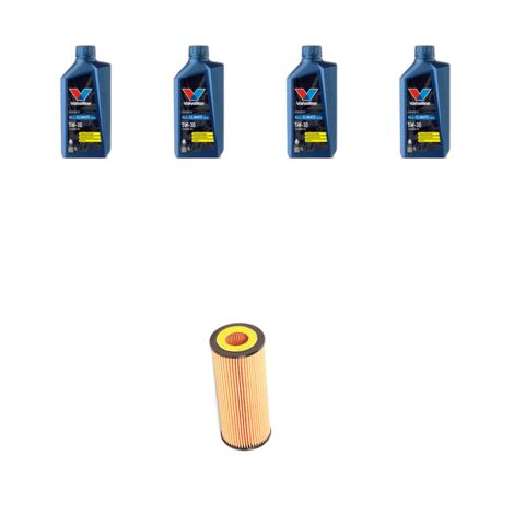 Kit filtro olio e 4L compatibile con Skoda Superb I (3U) 2.0 TDI 103kw Dal 2005