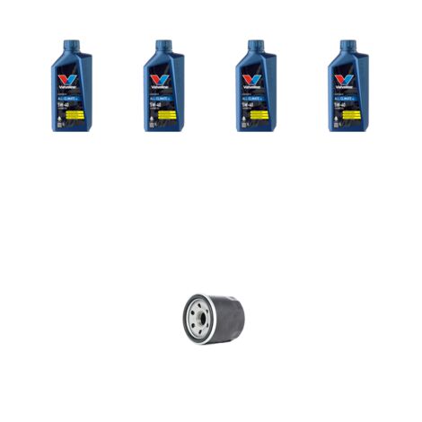 Kit filtro olio e 4L compatibile con Smart Fortwo /Cabrio / ForFour (453) 1.0 44kw Dal 2015