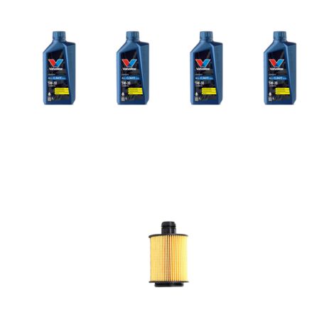 Kit filtro olio e 4L compatibile con Suzuki Swift IV 1.3 DDis 55kw dal 2010