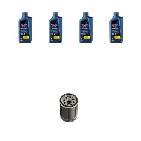 Kit filtro olio e 4L compatibile con Suzuki Sx4 1.5 VVT 82kw Dal 2010