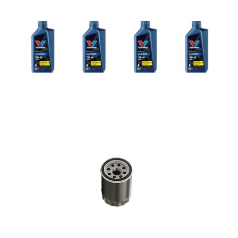 Kit filtro olio e 4L compatibile con Toyota Avensis I (T22) 2.0 16v 94kw Dal 1998