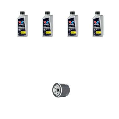 Kit filtro olio e 4L compatibile con Toyota Proace II 1.2 VVT-i 110 81kw Dal 2019
