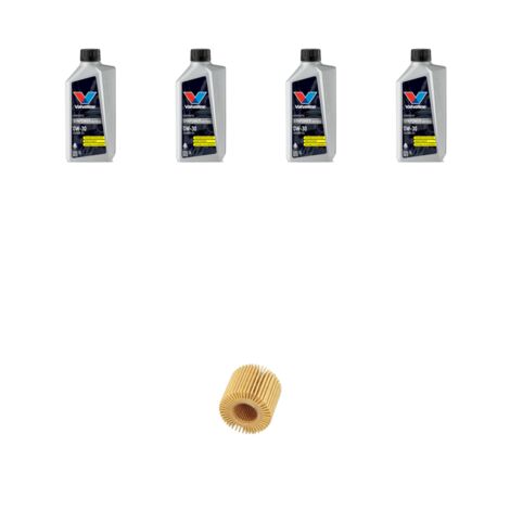 Kit filtro olio e 4L compatibile con Toyota Urban Cruiser 1.4 D-4D 66kw Dal 2009