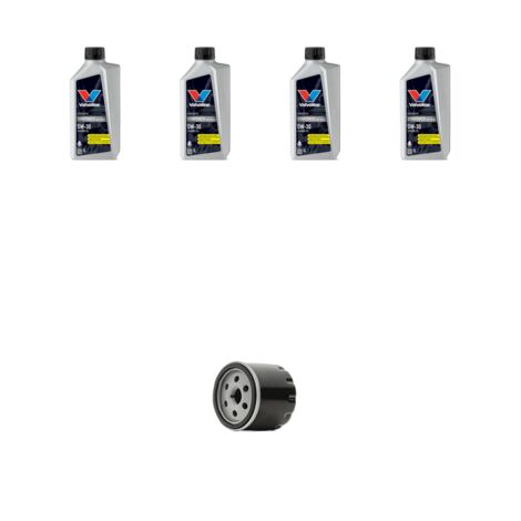 Kit filtro olio e 4L compatibile con Volvo S40 II 1.6 74Kw dal 2004 al 2012