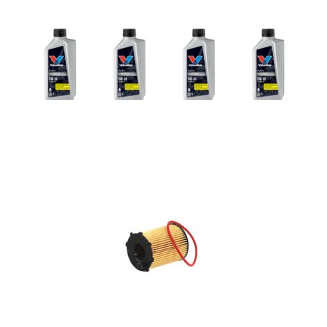 Kit filtro olio e 4L compatibile con Volvo S60 II V60 Cross Country 1.6 D2 84kw dal 2011