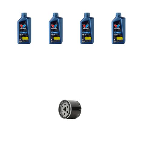 Kit filtro olio e 4L compatibile con Volvo V40 II V40 Cross Country Dal 1.6 T3 110kw 2012