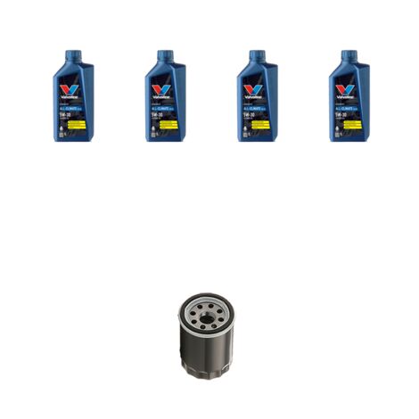 Kit filtro olio e 4L compatibile con Vw Bora 1.8 92kw dal 1998