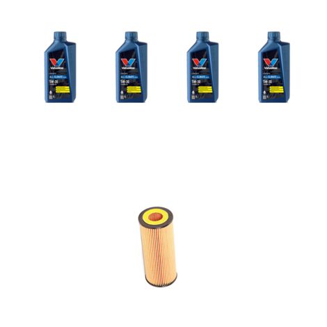 Kit filtro olio e 4L compatibile con Vw Bora 1.9 TDi 85kw dal 1998