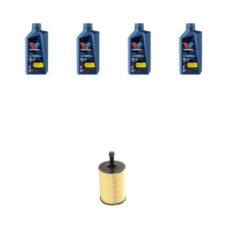 Kit filtro olio e 4L compatibile con Vw Caddy III (2c) 2.0 SDI 51kw Dal 2004