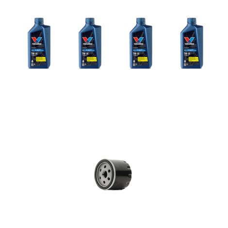 Kit filtro olio e 4L compatibile con Vw Eos (1F7,1F9) 1.4 TSI 118kw Dal 2008