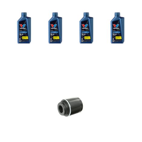 Kit filtro olio e 4L compatibile con Vw Golf VI (5K15,5J5,5M1,517,521 1.2 TSI 77kw Dal 2009