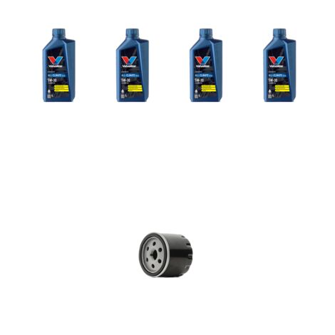 Kit filtro olio e 4L compatibile con Vw Jetta IV (162) 1.4 TSI Hybrid 110kw Dal 2012