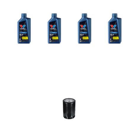 Kit filtro olio e 4L compatibile con Vw Jetta IV (162) 2.0 85kw Dal 2011 al 2017