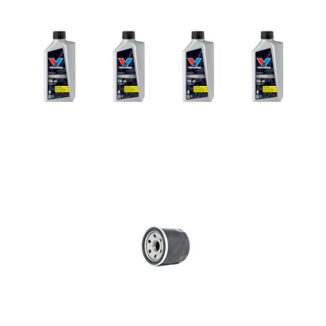 Kit filtro olio e 4L compatibile con Vw Lupo 1.4 16v 74kw dal 1998