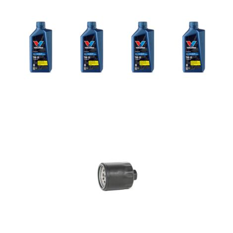Kit filtro olio e 4L compatibile con Vw New Beetle / Cabrio 1.4 16v 55kw Dal 2001