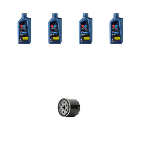 Kit filtro olio e 4L compatibile con Vw POLO V (6R,6C) 1.2 TSI 77kw Dal 2009