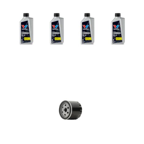 Kit filtro olio e 4L compatibile con Vw Polo VI (AW) 1.0 TSI 70kw Dal 2017