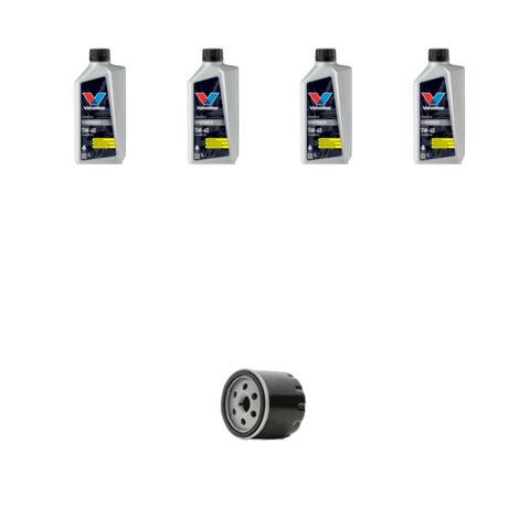 Kit filtro olio e 4L compatibile con VW Scirocco III (1K8) 1.4 TSI 110kw Dal 2015