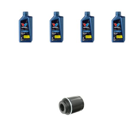 Kit filtro olio e 4L compatibile con VW Tiguan I (5n) 1.4 TSI 118kw Dal 2011