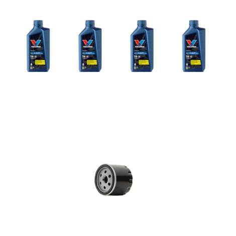 Kit filtro olio e 4L compatibile con Vw Touran (5T) 1.2 TSI 81kw dal 2015