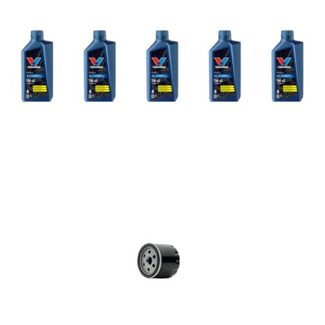 Kit filtro olio e 5L compatibile con Alfa Romeo 147 (937) 1.9 Jtd 74kw 2003