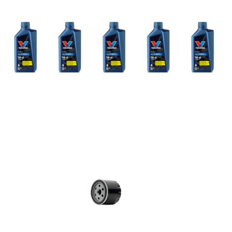 Kit filtro olio e 5L compatibile con Alfa Romeo 147 (937) 1.9 Jtd 81kw 2000