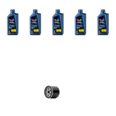 Kit filtro olio e 5L compatibile con Alfa Romeo 147 (937) 1.9 Jtd 88kw 2004