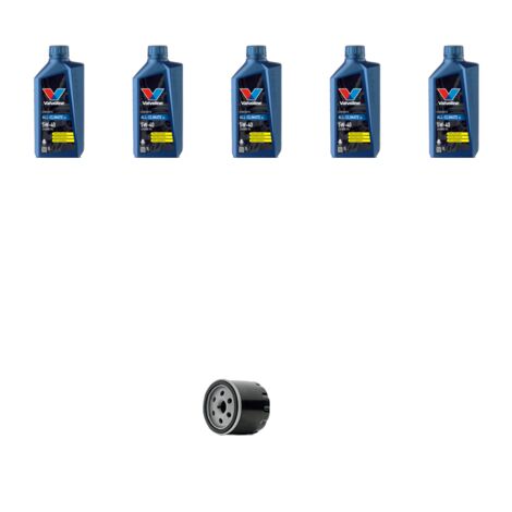 Kit filtro olio e 5L compatibile con Alfa Romeo 147 (937) 1.9 Jtd 93kw 2003