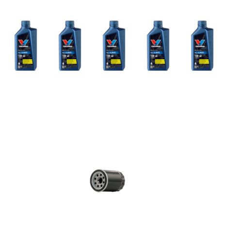 Kit filtro olio e 5L compatibile con Alfa Romeo 156 (932) 2.0 16v Twin Spark 114kw dal 1997 al 2001