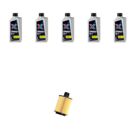 Kit filtro olio e 5L compatibile con Alfa Romeo Giulietta (940) 1.6 JTDm 85kw dal 2015
