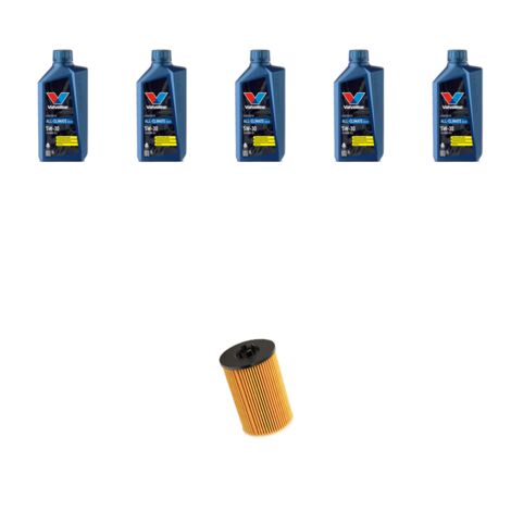 Kit filtro olio e 5L compatibile con Audi A6 (C7) 2.0 tdi 140kw 2013